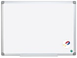 MasterVision® Earth Gold Ultra Magnetic Dry-Erase Whiteboard, 48" x 36", 45% Recycled, Aluminum Frame With Silver Finish