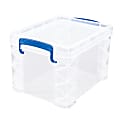 Super Stacker Storage Box, 6-1/2”H x 7-3/8”W x 10”L, Clear 1 thumbnail image