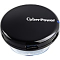 CyberPower CPH430PB USB 3.0 Superspeed Hub with 4 Ports and 3.6A AC Charger - Black - USB - Rack Mount - 4 USB Port(s) - 4 USB 3.0 Port(s)