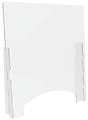 Deflecto Acrylic Countertop Barriers, 36" x 31-3/4", Clear, Pack Of 2 Barriers 1 thumbnail image