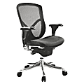Alera Ergo EQ EQA42ME10A Multifunction Mid-Back Chair - Black Seat Color - Polyester, Mesh Seat Material - EQA42ME10A 1 thumbnail image