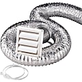 Deflecto SK8WF Supurr-Flex Dryer Vent Kit, 8ft - Metal, Aluminum 1 thumbnail image