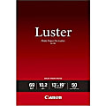 Canon® Photo Paper Pro LU-101 Inkjet Print Photo Paper, Luster, Smooth, A3+, 13" x 19", 260 g/m², White, 50 Sheets 1 thumbnail image
