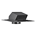 Lambro 4-In. ABS Plastic Roof Exhaust Vent with Damper and Removable Screen, Black, 3540 1 thumbnail image