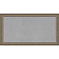 Amanti Art Magnetic Bulletin Board, Steel/Aluminum, 26" x 14", Parisian Silver Wood Frame 1 thumbnail image