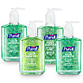 PURELL® Advanced Hand Sanitizer Soothing Gel, Fresh Scent,  8 fl oz Pump Bottle, 4/CT 1 thumbnail image