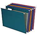 Pendaflex® Reinforced Polylaminate Hanging File Folders, 3/4" Expansion, Letter Size, 1/5 Tab Cut, Assorted Colors, Box Of 20 Folders 1 thumbnail image