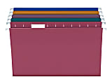 Pendaflex® Reinforced Polylaminate Hanging File Folders, 3/4" Expansion, Letter Size, 1/5 Tab Cut, Assorted Colors, Box Of 20 Folders 1 thumbnail image