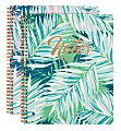Divoga® Tropical Palm Spiral Notebook, 8 1/2" x 10 1/2", 1 Subject, College Ruled, 160 Pages (80 Sheets), Multicolor 1 thumbnail image