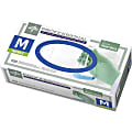 Medline Professional Series Aloetouch Gloves - 5.9 mil Thickness x 9.50" Glove - Medium Size - Green - Latex-free, Non-sterile, Textured -  - 0 1 thumbnail image