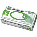 Medline Professional Series Aloetouch Gloves - 5.9 mil Thickness x 9.50" Glove - Large Size - Green - Latex-free, Non-sterile, Textured -  - 0 1 thumbnail image