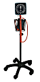 Medline Mobile Aneroid Blood Pressure Monitor, Adult, Black/Orange 1 thumbnail image