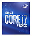 Intel Core i7 (10th Gen) i7-10700K Octa-core (8 Core) 3.80 GHz Processor - Retail Pack - 16 MB L3 Cache - 64-bit Processing - 5.10 GHz Overclocking Speed - 14 nm - Socket LGA-1200 - Intel UHD Graphics 630 - 125 W - 16 Threads