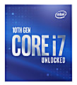 Intel Core i7 (10th Gen) i7-10700K Octa-core (8 Core) 3.80 GHz Processor - Retail Pack - 16 MB L3 Cache - 64-bit Processing - 5.10 GHz Overclocking Speed - 14 nm - Socket LGA-1200 - Intel UHD Graphics 630 - 125 W - 16 Threads 1 thumbnail image