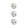 U Brands® Disco Ball Locker Magnets, 1-7/16”H x 1-7/16”W x 5/8”D, Silver, Set Of 3 Magnets 1 thumbnail image