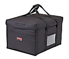 Cambro Delivery GoBags, 18" x 14" x 12", Black, Set Of 4 GoBags