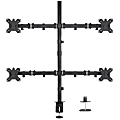Mount-It! MI-2754 Quad Monitor Mount, 34-3/4"H x 30"W x 3"D, Black 1 thumbnail image