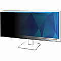 3M Privacy Filter for Monitors, 34" Full Screen, 21:9 Aspect Ratio, Redcues Blue Light, Anti-Glare, PF340W2B 1 thumbnail image