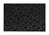 Crown Tire-Track Scraper Mat, 48" x 72", Anthracite