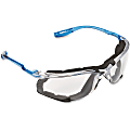 3M Virtua CCS Protective Eyewear - Ultraviolet Protection - Blue - Clear Lens - Comfortable, Wraparound Lens, Lightweight, Corded, Anti-fog - 1 Each 1 thumbnail image