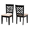 Baxton Studio 10525 Dining Chairs, Espresso, Set Of 2 Chairs