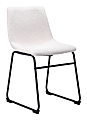Zuo Modern Smart Dining Chairs, White, Set Of 2 Chairs