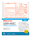 Office Depot® Brand 1099-MISC Continuous Tax Forms, 5-Part, 8 1/2" x 11", Pack Of 25 1 thumbnail image