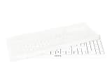 CHERRY WHITE EZClean Keyboard, 104 Keys, Light Gray, KC 1000 1 thumbnail image