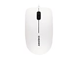 CHERRY MC 1000 - Mouse - right and left-handed - optical - 3 buttons - wired - USB - white (top), black base