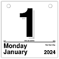 2024 AT-A-GLANCE® “Today Is” Daily Wall Calendar Refill, 6" x 6", January to December 2024, K150