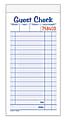 Adams® Carbonless Guest Check Pad, 2-Part, 6 7/8" x 3 3/8", White, 50 Sheets Per Pad, Pack Of 10 Pads