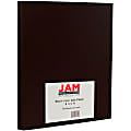 JAM Paper® Color Multi-Use Printer & Copy Paper, Black Linen, Letter (8.5" x 11"), 50 Sheets Per Pack, 32 Lb 1 thumbnail image