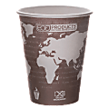 Eco-Products World Art Hot Beverage Cups, 8 Oz, Maroon, Carton Of 1000 1 thumbnail image
