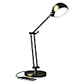 OttLite® Wellness Series® Refine LED Desk Lamp, Adjustable Height, 24"H, Antique Brass 1 thumbnail image