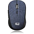Adesso iMouse S80L - Wireless Fabric Optical Mini Mouse (Blue) - Optical - Wireless - Radio Frequency - IMOUSES80L 1 thumbnail image