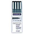 Staedtler® Pigment Liners, Black, Pack Of 4 1 thumbnail image