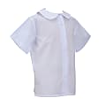 Royal Park Ladies Uniform, Short-Sleeve Peter Pan Collar Dress Shirt, Small, White