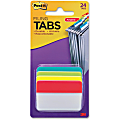 Post-it® Notes Durable Angled Hanging File Folder Tabs, 2", Pack Of 24 Tabs, Assorted Colors. 1 thumbnail image