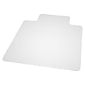 ES Robbins Hard Floor Chair Mat, Standard Lip, 45"W x 53"D, Clear