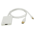 Urban Factory Cable MiniDisplay Port (male) HDMI Adapter (female), and USB (audio) - 7.09" DisplayPort/HDMI/USB AV/Data Transfer Cable for MacBook, MacBook Air, MacBook Pro, TV, Audio/Video Device - First End: 1 x HDMI Female Digital Audio/Video