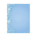 Geo Studios Holiday-Themed Letterhead Paper, 8-1/2" x 11", Blue Snowfall, Pack Of 70 Sheets 1 thumbnail image