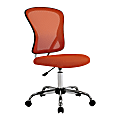 Office Star™ Gabriella Mesh Low-Back Task Chair, Orange