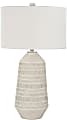 Monarch Specialties Jenna Table Lamp, 33”H, Ivory/Cream