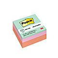 Post-it® Notes Cube, 3 in. x 3 in., Assorted Pastel Colors, 400 Sheets/Cube 1 thumbnail image