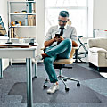 Floortex® Ultimat® Polycarbonate Lipped Chair Mat for Carpets up to 1/2", 48" x 53", Clear 1 thumbnail image