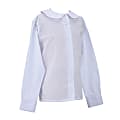 Royal Park Ladies Uniform, Long-Sleeve Peter Pan Collar Dress Shirt, Small, White