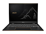 MSI Summit E13 Flip Evo A11MT-023 13.4" Touchscreen 2 in 1 Notebook - Full HD Plus  - Intel Core i7-1185G7 1.20 GHz - 16 GB RAM - 512 GB SSD - Ink Black - Windows 10 Home - Intel Iris Xe Graphics  - 20 Hour Battery