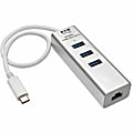 Eaton Tripp Lite series 3-Port USB 3.1 Gen 1 USB-C Portable Hub/Adapter, 3 USB-A Ports and Gigabit Ethernet Port, Thunderbolt 3 Compatible 1 thumbnail image