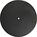 Genuine Joe Floorstanding Crowd-Control Bases With Rubber Feet, 12", Black, Pack Of 2 Bases 1 thumbnail image