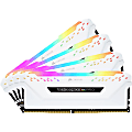 Corsair Vengeance RGB Pro 32GB DDR4 SDRAM Memory Module Kit - 32 GB (4 x 8GB) - DDR4-3600/PC4-28800 DDR4 SDRAM - 3600 MHz - CL18 - 1.35 V - Unbuffered - 288-pin - DIMM - Lifetime Warranty